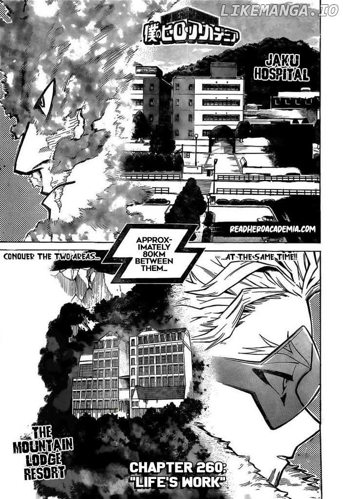 Boku No Hero Academia chapter 260 - page 1